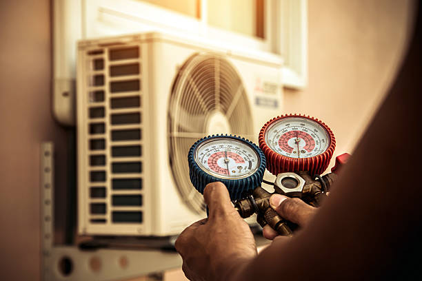 Professional Ductwork Repair technician working in Camino, CA